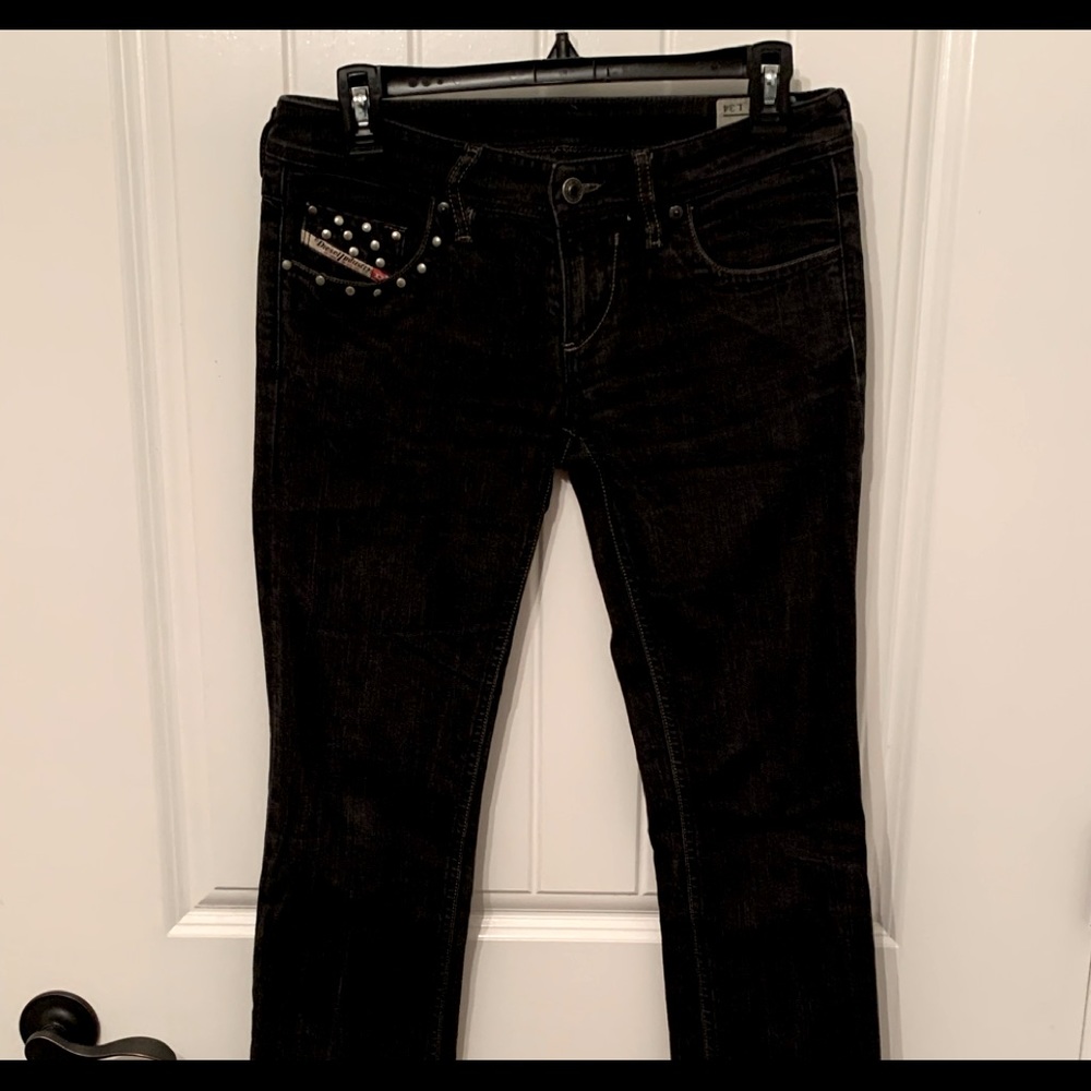 Diesel Industry Denim Jeans Black 27 X 34 (long)